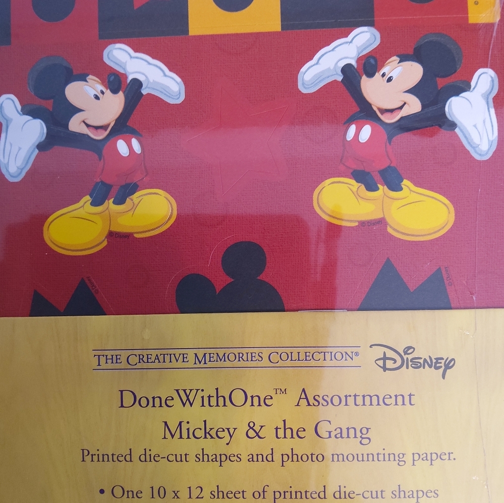 Creative Memories Disney Mickey Mouse and Friends Party Set - Red, Yellow, Black - Picture 5 of 7